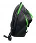 中古・古着 TUMI (トゥミ) Razer (レイザー) リュック ブラック×グリーン：14000円