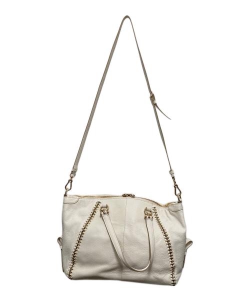 COACH（コーチ）COACH (コーチ) 2WAYショルダーバッグ ホワイトの古着・服飾アイテム