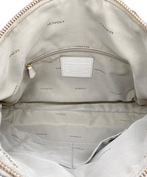 COACH（コーチ）COACH (コーチ) 2WAYショルダーバッグ ホワイトの古着・服飾アイテム