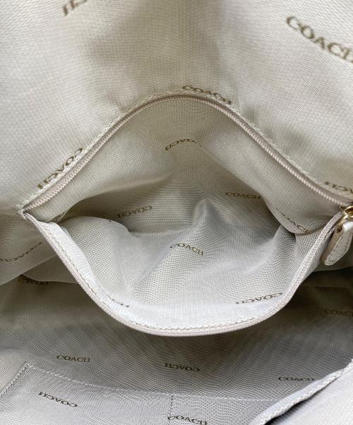 COACH（コーチ）COACH (コーチ) 2WAYショルダーバッグ ホワイトの古着・服飾アイテム