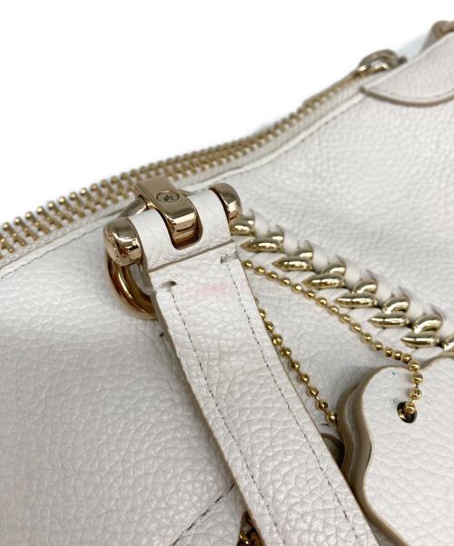 COACH（コーチ）COACH (コーチ) 2WAYショルダーバッグ ホワイトの古着・服飾アイテム