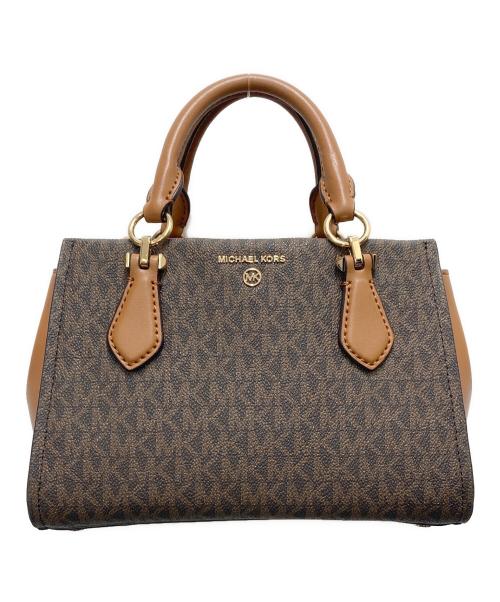MICHAEL KORS（マイケルコース）MICHAEL KORS (マイケルコース) 2WAYショルダーバッグ ブラウンの古着・服飾アイテム