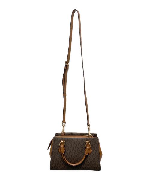 MICHAEL KORS（マイケルコース）MICHAEL KORS (マイケルコース) 2WAYショルダーバッグ ブラウンの古着・服飾アイテム