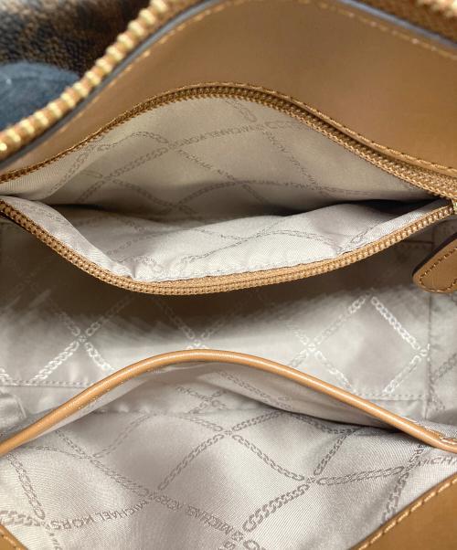MICHAEL KORS（マイケルコース）MICHAEL KORS (マイケルコース) 2WAYショルダーバッグ ブラウンの古着・服飾アイテム