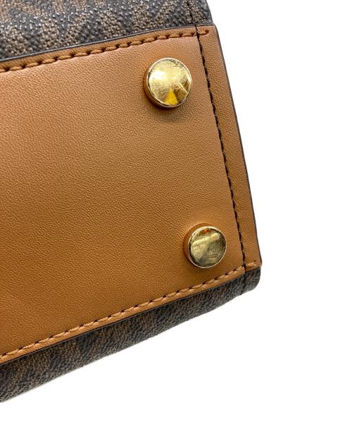 MICHAEL KORS（マイケルコース）MICHAEL KORS (マイケルコース) 2WAYショルダーバッグ ブラウンの古着・服飾アイテム