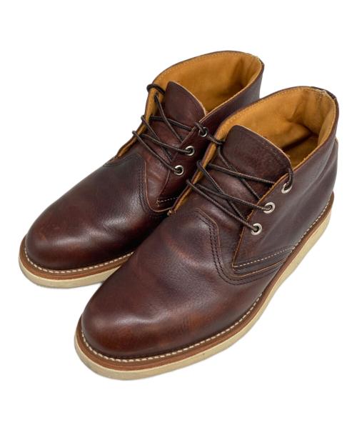 RED WING（レッドウィング）RED WING (レッドウィング) ワークチャカ ブラウン サイズ:UK7 1/2（約26～26.5cm相当）の古着・服飾アイテム