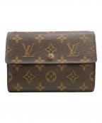LOUIS VUITTONルイ ヴィトン）の古着「3つ折り財布」｜ブラウン