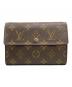LOUIS VUITTON（ルイ ヴィトン）の古着「3つ折り財布」｜ブラウン