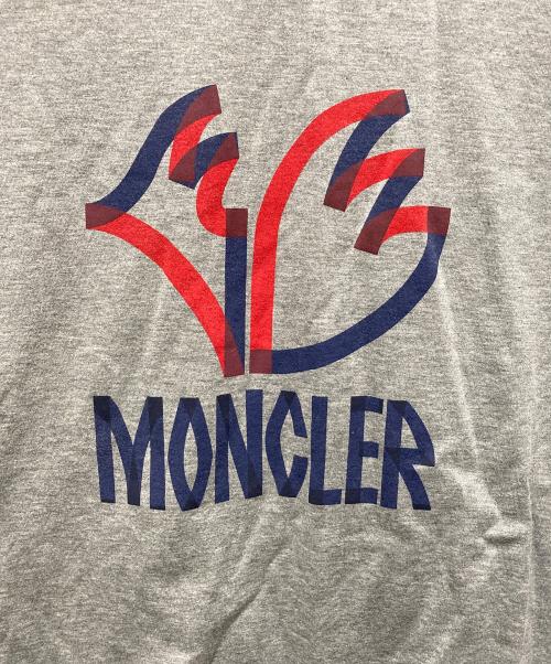 MONCLER（モンクレール）MONCLER (モンクレール) 半袖カットソー グレー サイズ:SIZE 2の古着・服飾アイテム