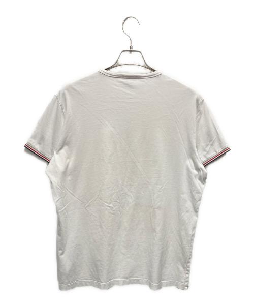 MONCLER（モンクレール）MONCLER (モンクレール) 半袖カットソー ホワイト サイズ:SIZE XXLの古着・服飾アイテム