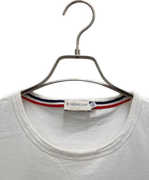 MONCLER（モンクレール）MONCLER (モンクレール) 半袖カットソー ホワイト サイズ:SIZE XXLの古着・服飾アイテム