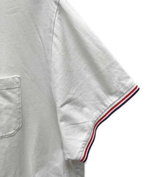 MONCLER（モンクレール）MONCLER (モンクレール) 半袖カットソー ホワイト サイズ:SIZE XXLの古着・服飾アイテム
