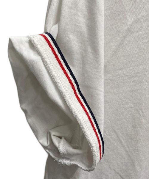 MONCLER（モンクレール）MONCLER (モンクレール) 半袖カットソー ホワイト サイズ:SIZE XXLの古着・服飾アイテム