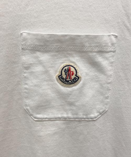 MONCLER（モンクレール）MONCLER (モンクレール) 半袖カットソー ホワイト サイズ:SIZE XXLの古着・服飾アイテム