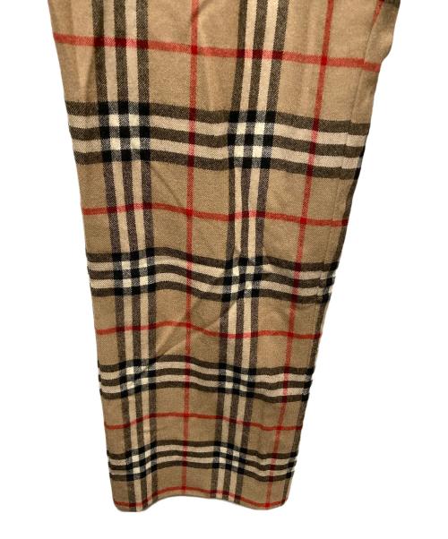 BURBERRY（バーバリー）BURBERRY (バーバリー) ウールパンツ　ノバチェック ベージュ サイズ:SIZE 91cm (W36)の古着・服飾アイテム