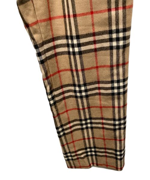 BURBERRY（バーバリー）BURBERRY (バーバリー) ウールパンツ　ノバチェック ベージュ サイズ:SIZE 91cm (W36)の古着・服飾アイテム