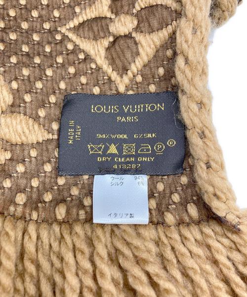 LOUIS VUITTON（ルイ ヴィトン）LOUIS VUITTON (ルイ ヴィトン) マフラー ブラウンの古着・服飾アイテム