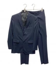 BURBERRY BLACK LABEL（バーバリーブラックレーベル）の古着「3ピーススーツ」｜ネイビー