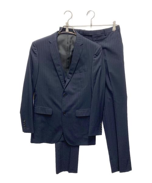 BURBERRY BLACK LABEL（バーバリーブラックレーベル）BURBERRY BLACK LABEL (バーバリーブラックレーベル) 3ピーススーツ ネイビー サイズ:SIZE 40（Lサイズ相当）の古着・服飾アイテム