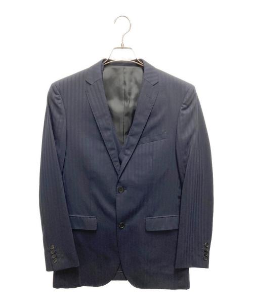 BURBERRY BLACK LABEL（バーバリーブラックレーベル）BURBERRY BLACK LABEL (バーバリーブラックレーベル) 3ピーススーツ ネイビー サイズ:SIZE 40（Lサイズ相当）の古着・服飾アイテム