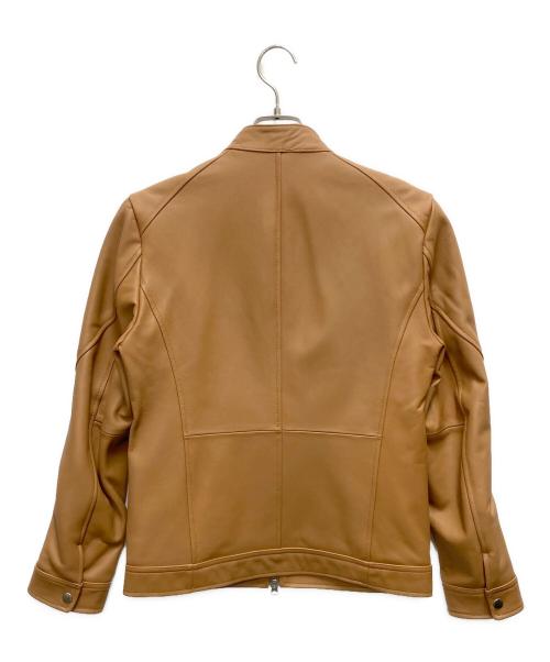 291295=HOMME（ニーキューイチニーキューゴオム）291295=HOMME (ニーキューイチニーキューゴオム) レザージャケット ブラウン サイズ:SIZE 2 未使用品の古着・服飾アイテム