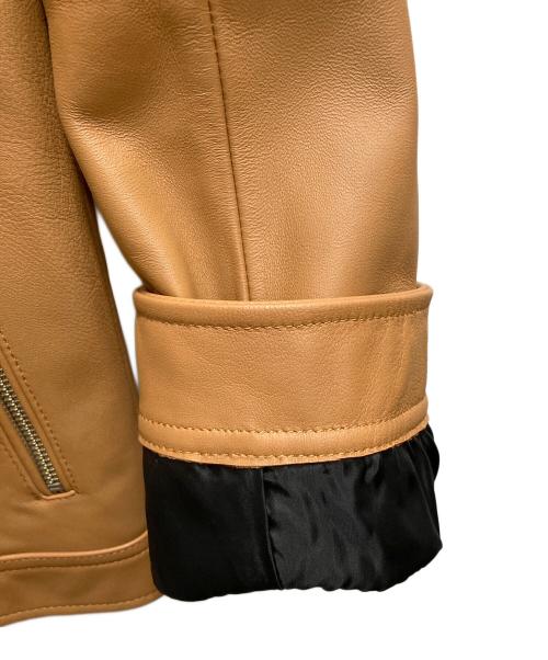 291295=HOMME（ニーキューイチニーキューゴオム）291295=HOMME (ニーキューイチニーキューゴオム) レザージャケット ブラウン サイズ:SIZE 2 未使用品の古着・服飾アイテム