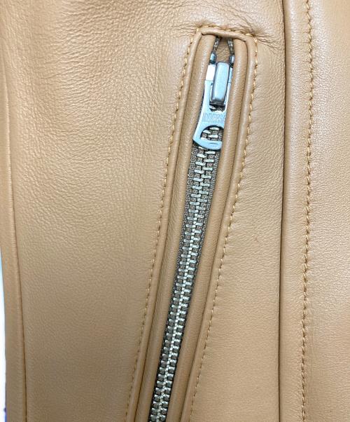 291295=HOMME（ニーキューイチニーキューゴオム）291295=HOMME (ニーキューイチニーキューゴオム) レザージャケット ブラウン サイズ:SIZE 2 未使用品の古着・服飾アイテム