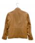 291295=HOMME (ニーキューイチニーキューゴオム) レザージャケット ブラウン サイズ:SIZE 2 未使用品：16000円