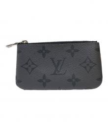 LOUIS VUITTON（ルイ ヴィトン）の古着「コインケース　モノグラム　ポシェット・クレ」｜ブラック
