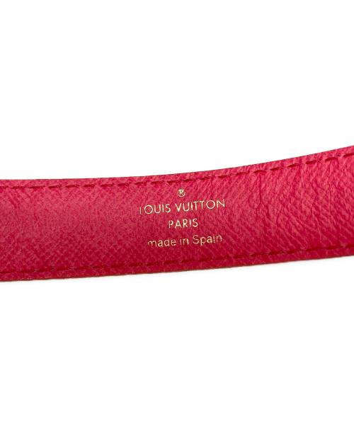 LOUIS VUITTON（ルイ ヴィトン）LOUIS VUITTON (ルイ ヴィトン) レザーベルト　モノグラム　サンチュール・LVイニシャル マルチカラーの古着・服飾アイテム
