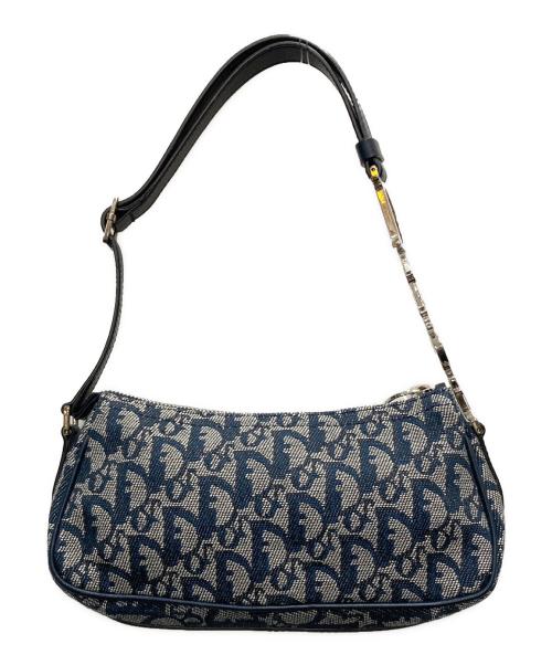 Christian Dior（クリスチャン ディオール）Christian Dior (クリスチャン ディオール) ショルダーバッグ　トロッター ネイビーの古着・服飾アイテム