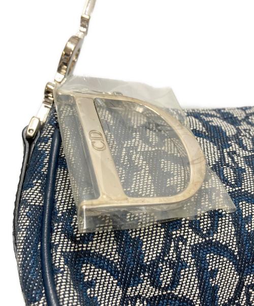 Christian Dior（クリスチャン ディオール）Christian Dior (クリスチャン ディオール) ショルダーバッグ　トロッター ネイビーの古着・服飾アイテム