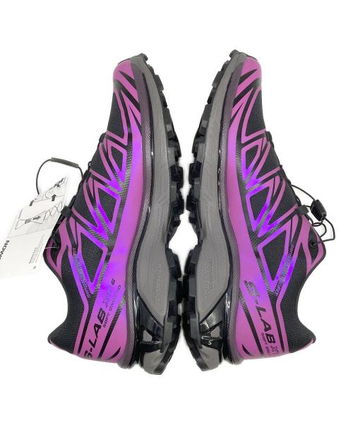 SALOMON（サロモン）SALOMON (サロモン) スニーカー ブラック×パープル サイズ:SIZE 28cm 未使用品の古着・服飾アイテム