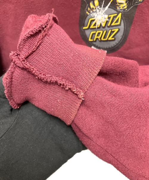 SANTA CRUZ（サンタクルーズ）SANTA CRUZ (サンタクルーズ) パーカー ワインレッド サイズ:SIZE Lの古着・服飾アイテム