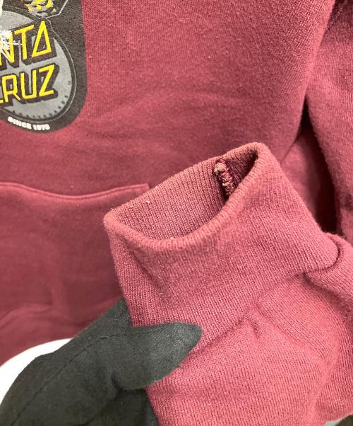 SANTA CRUZ（サンタクルーズ）SANTA CRUZ (サンタクルーズ) パーカー ワインレッド サイズ:SIZE Lの古着・服飾アイテム