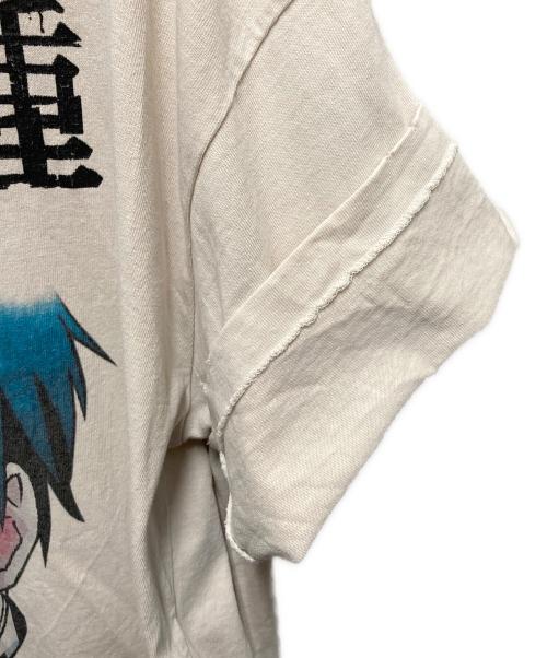 THE SUGAR PUNCH（シュガーパンチ）THE SUGAR PUNCH (シュガーパンチ) 半袖カットソー　東京喰種 ダメージ加工 アイボリー サイズ:SIZE Lの古着・服飾アイテム