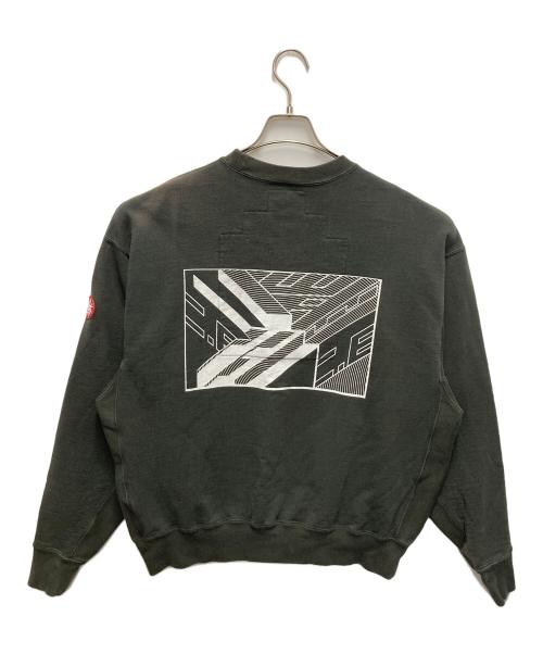 C.E CAV EMPT（シーイー キャブエンプト）C.E CAV EMPT (シーイー キャブエンプト) プルオーバースウェット ブラウン サイズ:SIZE Mの古着・服飾アイテム