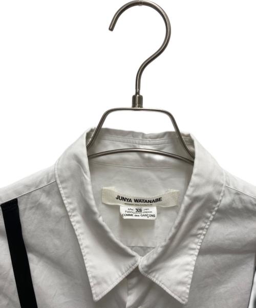 JUNYA WATANABE COMME des GARCONS（ジュンヤワタナベ コムデギャルソン）JUNYA WATANABE COMME des GARCONS ((ジュンヤワタナベ コムデギャルソン) 長袖ワンピース ホワイト×ブラック サイズ:SIZE XSの古着・服飾アイテム