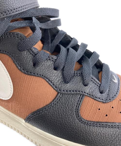 NIKE（ナイキ）NIKE (ナイキ) ハイカットスニーカー　AIR FORCE 1 MID '07 ブラウン サイズ:UK9の古着・服飾アイテム