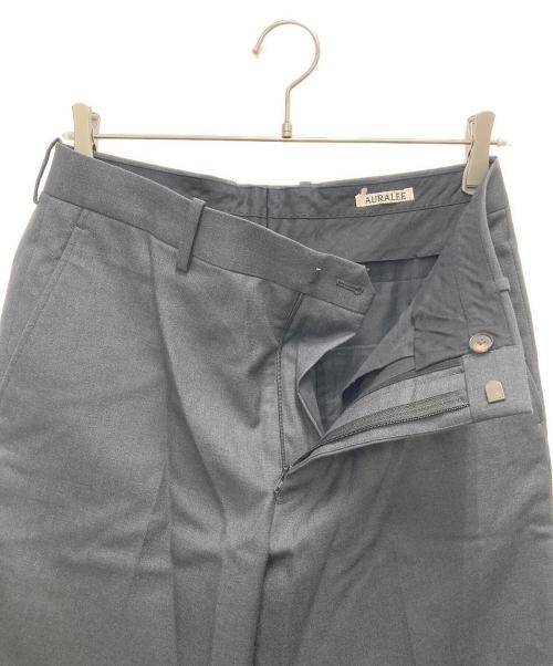 AURALEE（オーラリー）AURALEE (オーラリー) ウールスラックス グレー サイズ:SIZE 4の古着・服飾アイテム