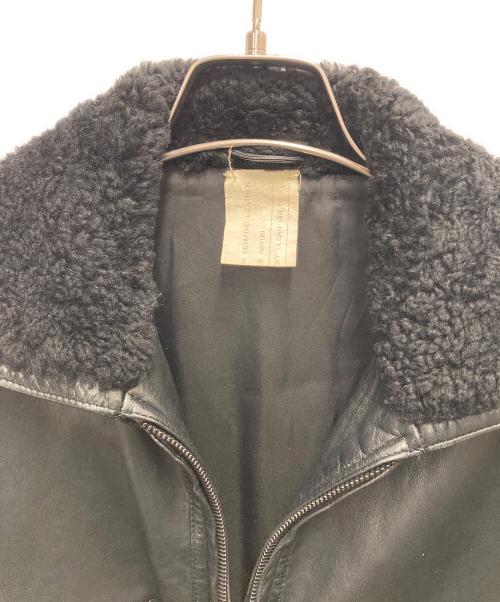 GIANNI VERSACE（ジャンニ・ヴェルサーチ）GIANNI VERSACE (ジャンニ・ヴェルサーチ) レザーコート ブラック サイズ:不明(記載なし)の古着・服飾アイテム