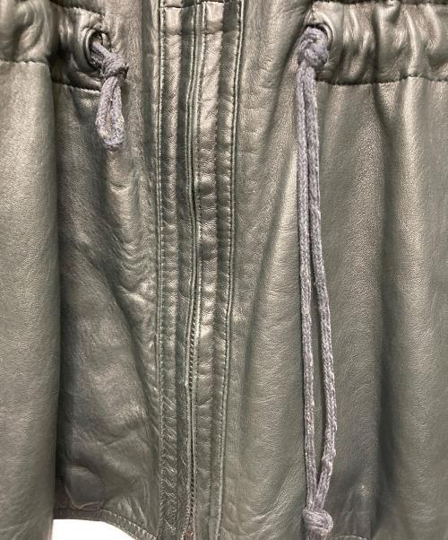 GIANNI VERSACE（ジャンニ・ヴェルサーチ）GIANNI VERSACE (ジャンニ・ヴェルサーチ) レザーコート ブラック サイズ:不明(記載なし)の古着・服飾アイテム