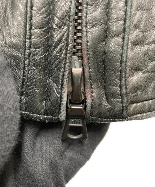 GIANNI VERSACE（ジャンニ・ヴェルサーチ）GIANNI VERSACE (ジャンニ・ヴェルサーチ) レザーコート ブラック サイズ:不明(記載なし)の古着・服飾アイテム