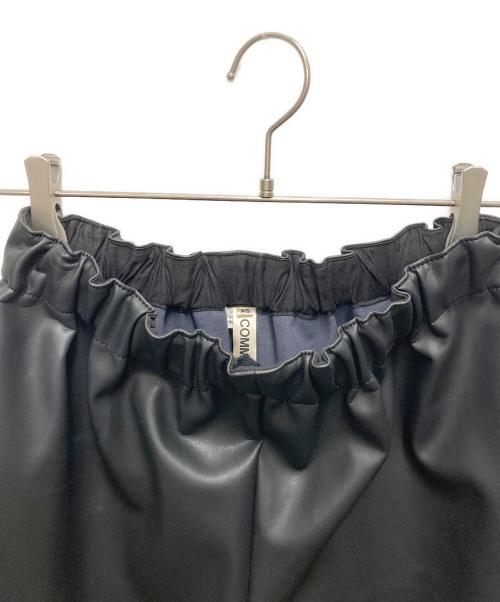 COMME des GARCONS（コムデギャルソン）COMME des GARCONS (コムデギャルソン) フェイクレザーショートパンツ ブラック サイズ:SIZE XSの古着・服飾アイテム