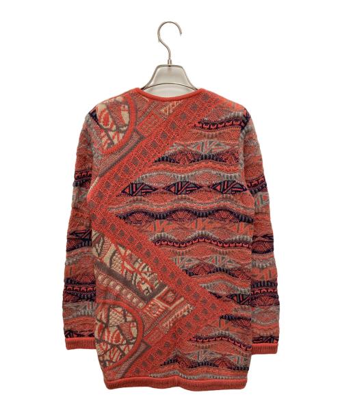 Coogi（クージー）Coogi (クージー) 厚手カーディガン レッド サイズ:SIZE SSの古着・服飾アイテム
