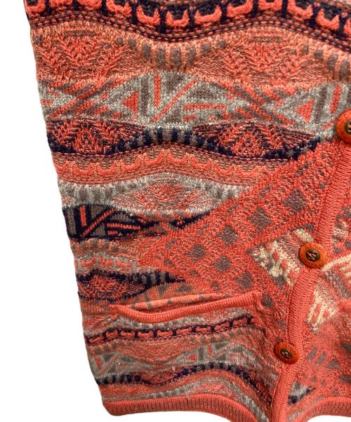 Coogi（クージー）Coogi (クージー) 厚手カーディガン レッド サイズ:SIZE SSの古着・服飾アイテム