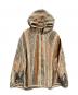 Coogi（クージー）の古着「フーディー付ジップアップニット」｜ベージュ