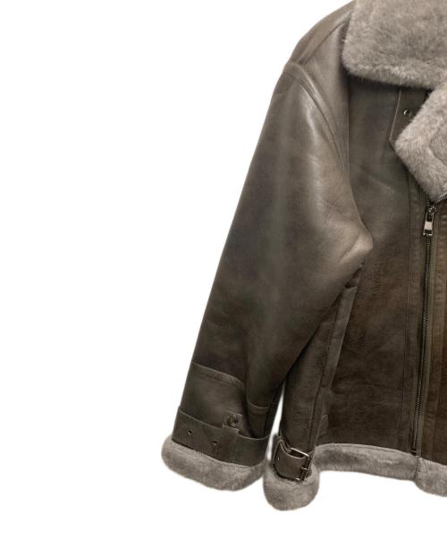 FRANKLIN MUSK（フランクリン ムスク）FRANKLIN MUSK (フランクリン ムスク) ムートンジャケット グレー サイズ:SIZE 2の古着・服飾アイテム