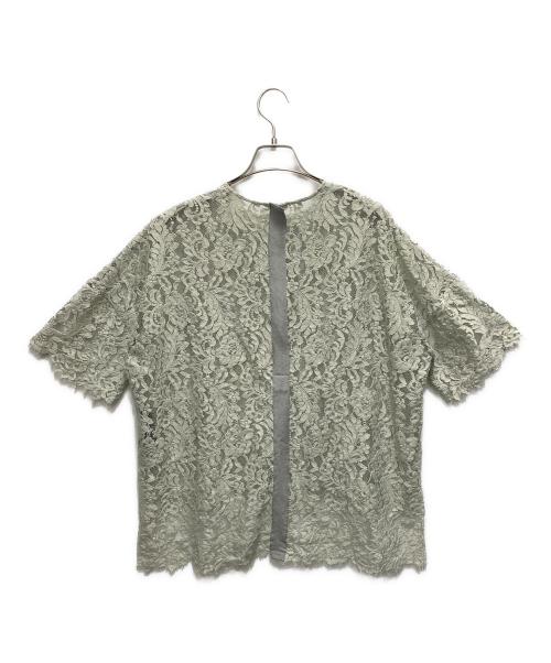 Room no.8（ルームエイト）Room no.8 (ルームエイト) 半袖ブラウス グリーン サイズ:SIZE 2の古着・服飾アイテム