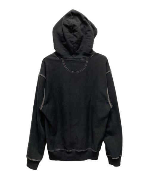 stussy（ステューシー）stussy (ステューシー) プルオーバーパーカー ブラック サイズ:SIZE Lの古着・服飾アイテム